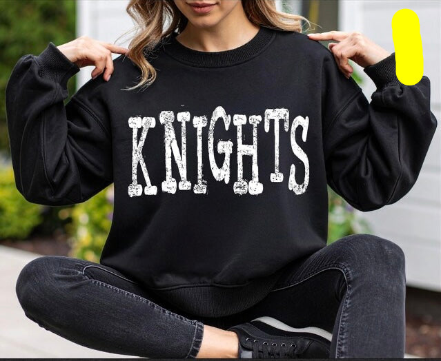 $10 KNIGHTS T-shirts- $25 sweatshirts