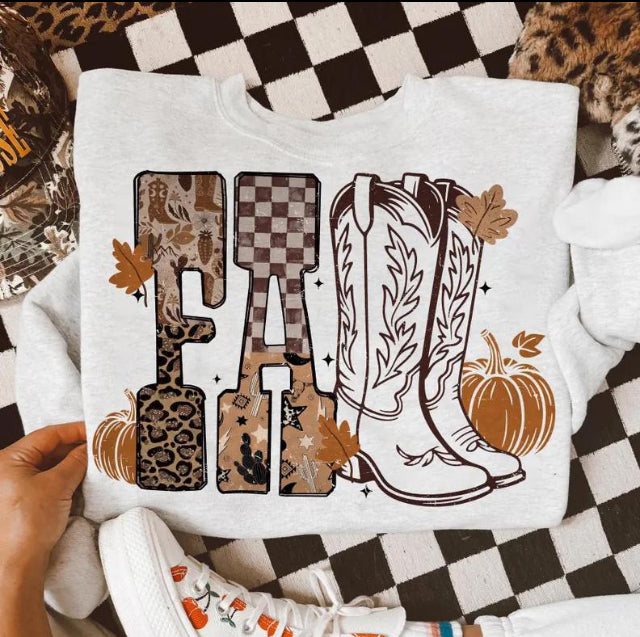 Fall prints and sweatshirts