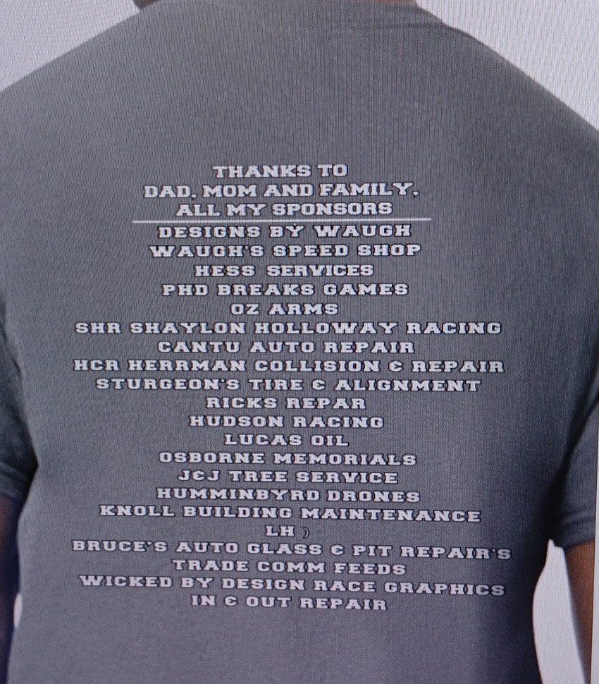 Parsons Racing Apparel