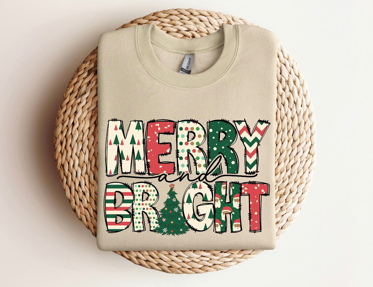 Merry Bright sweatshirts