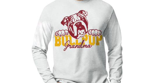 Bullpup Grandma - long sleeve and crew neck sweatshirts