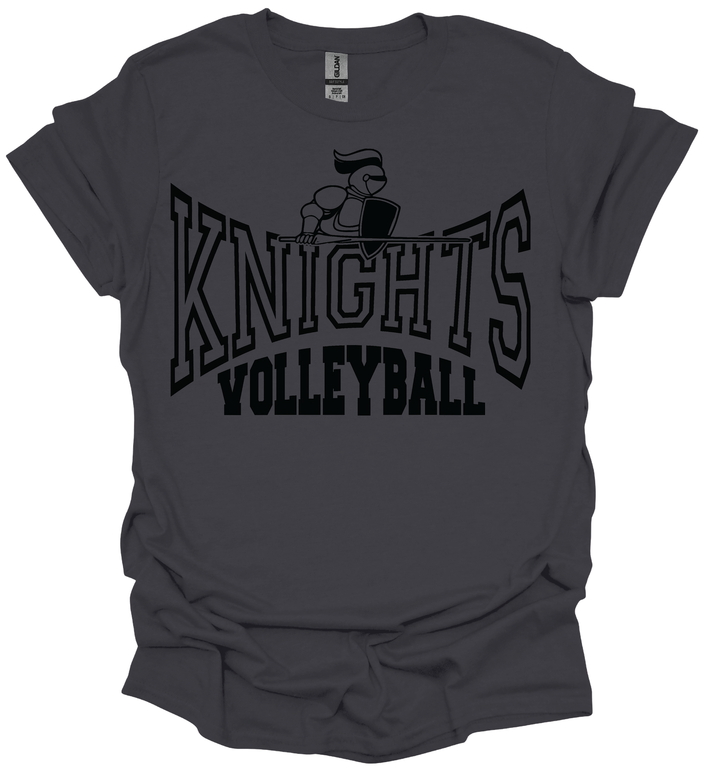 Lakeside Knights Volleyball t-shirts Gildan softstyle brand / cotton