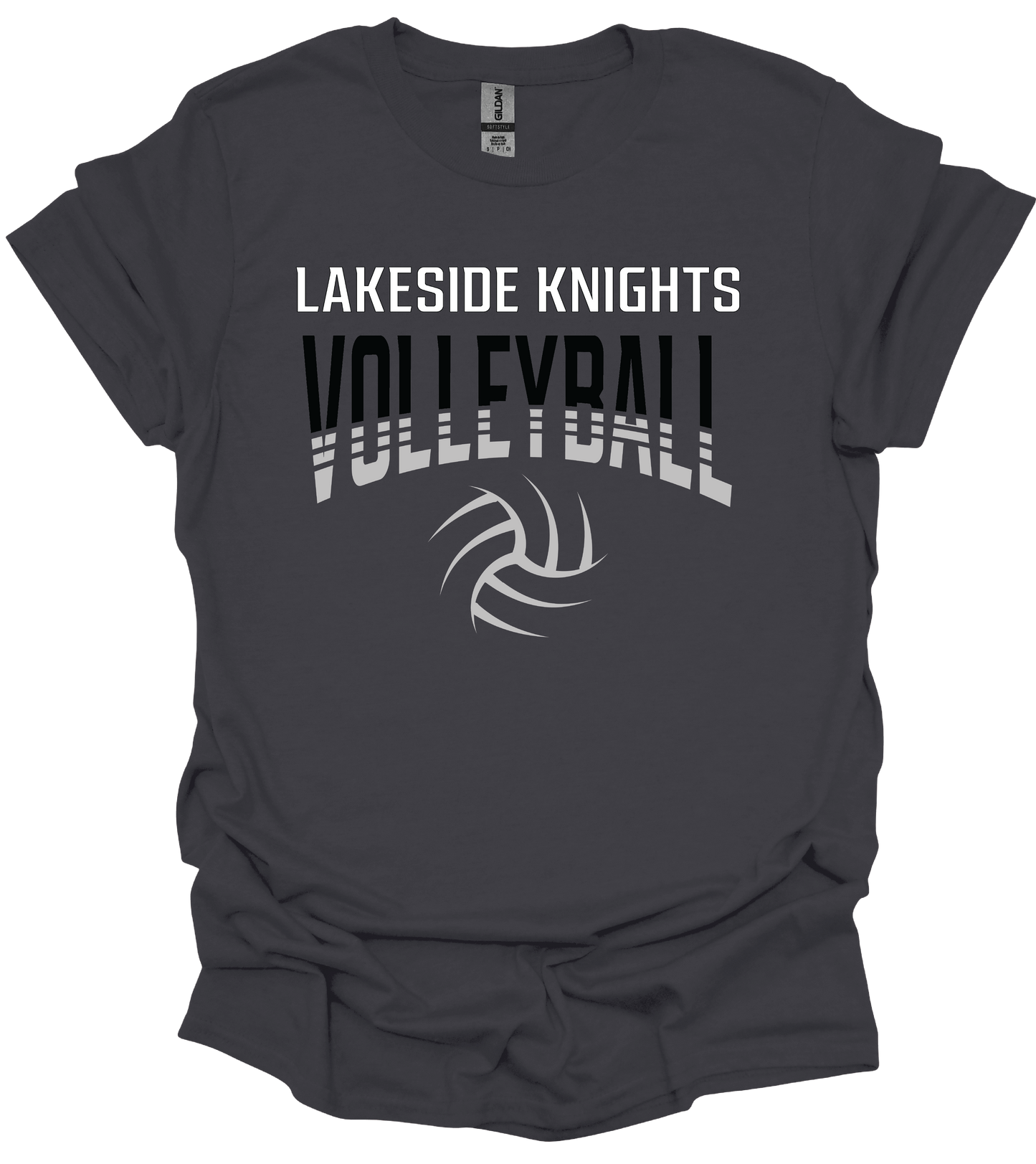 Lakeside Knights Volleyball t-shirts Gildan softstyle brand / cotton