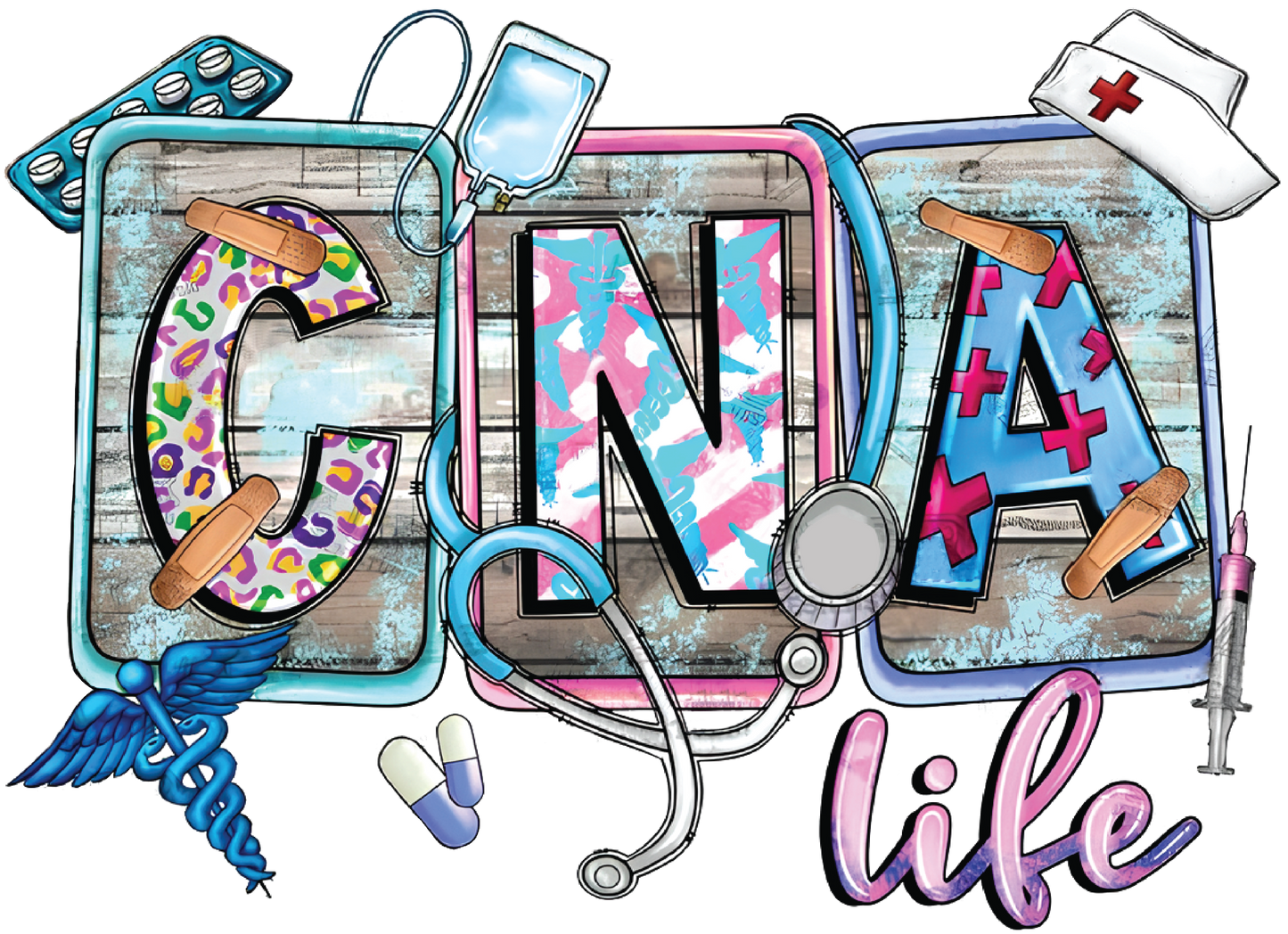 cna, nursing prints