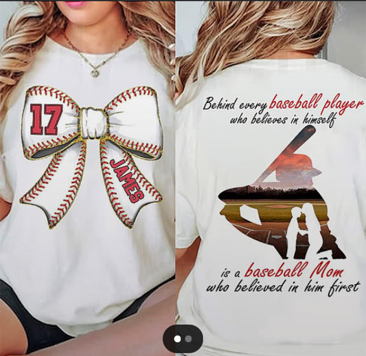 Custom baseball t-shirts and tanks- Him or her
