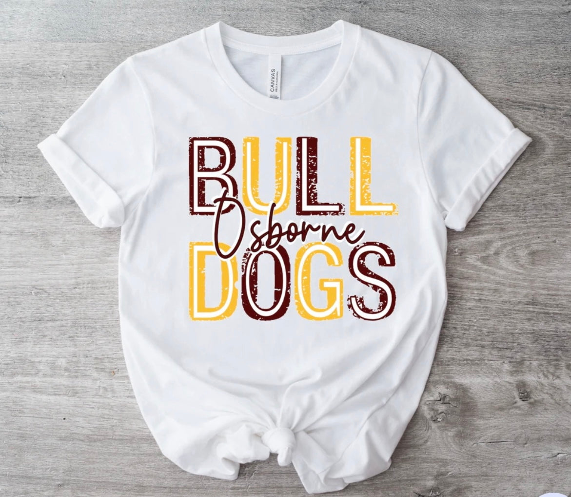 $10 Bulldog t-shirts or $25 sweatshirts