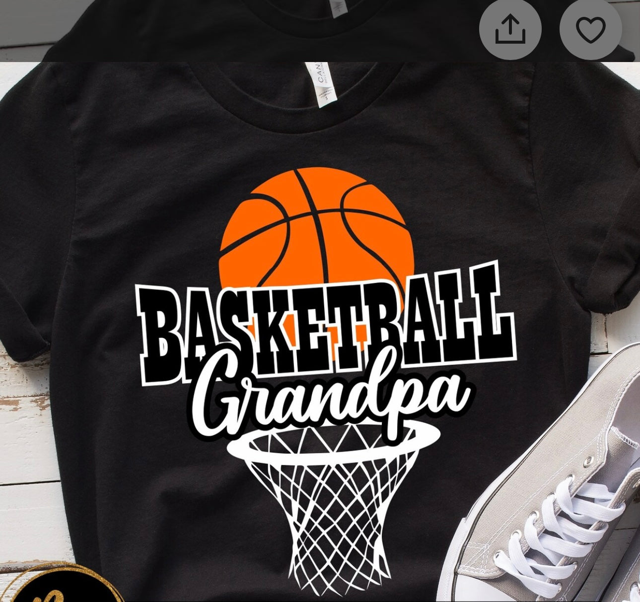 Basketball mom, dad, grandpa, grandma