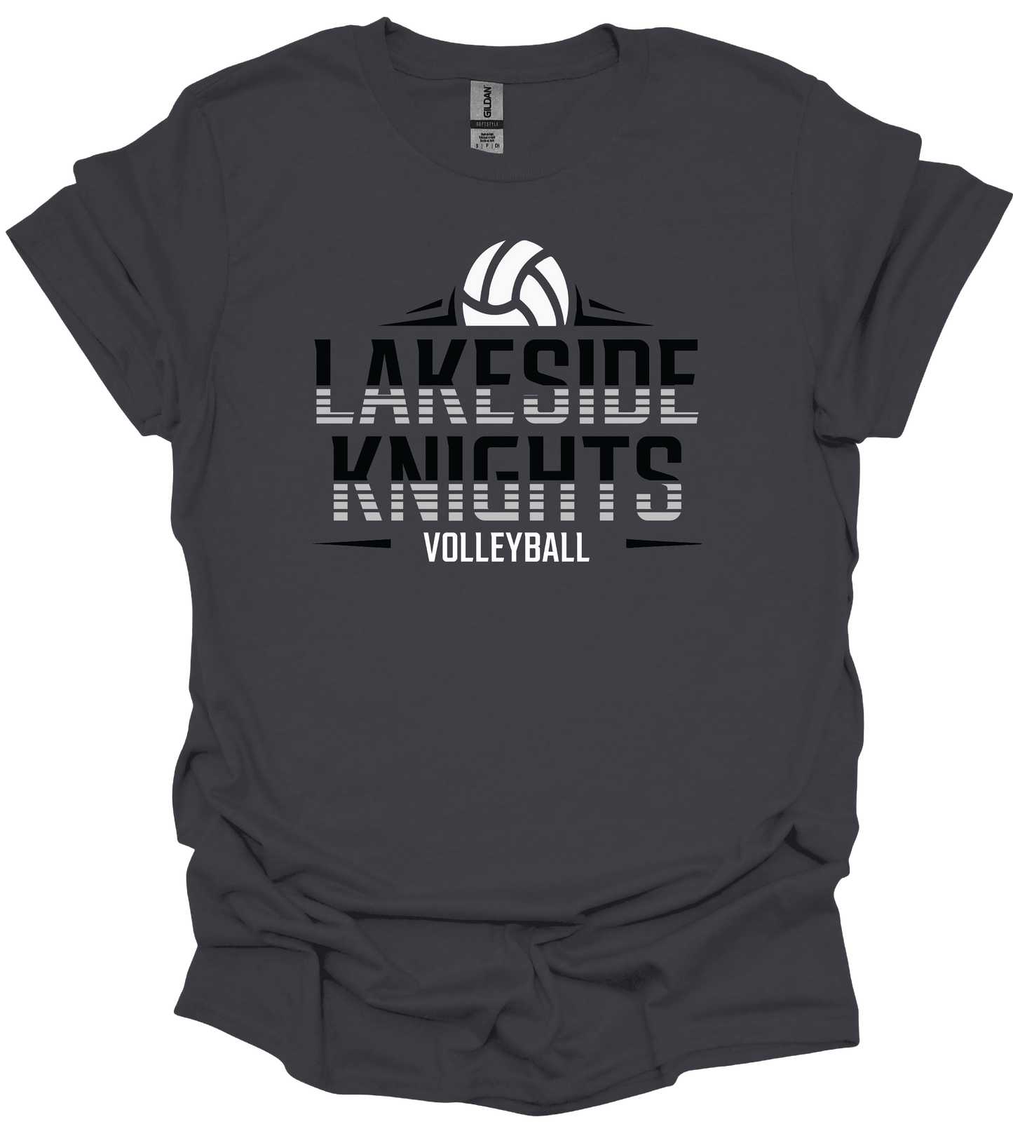 Lakeside Knights Volleyball t-shirts Gildan softstyle brand / cotton