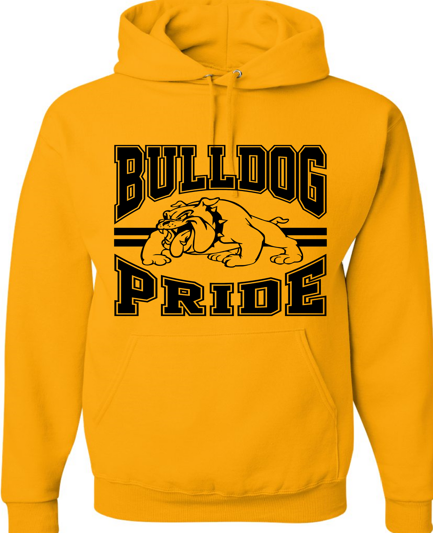 Bulldog pride hoodies - gildan