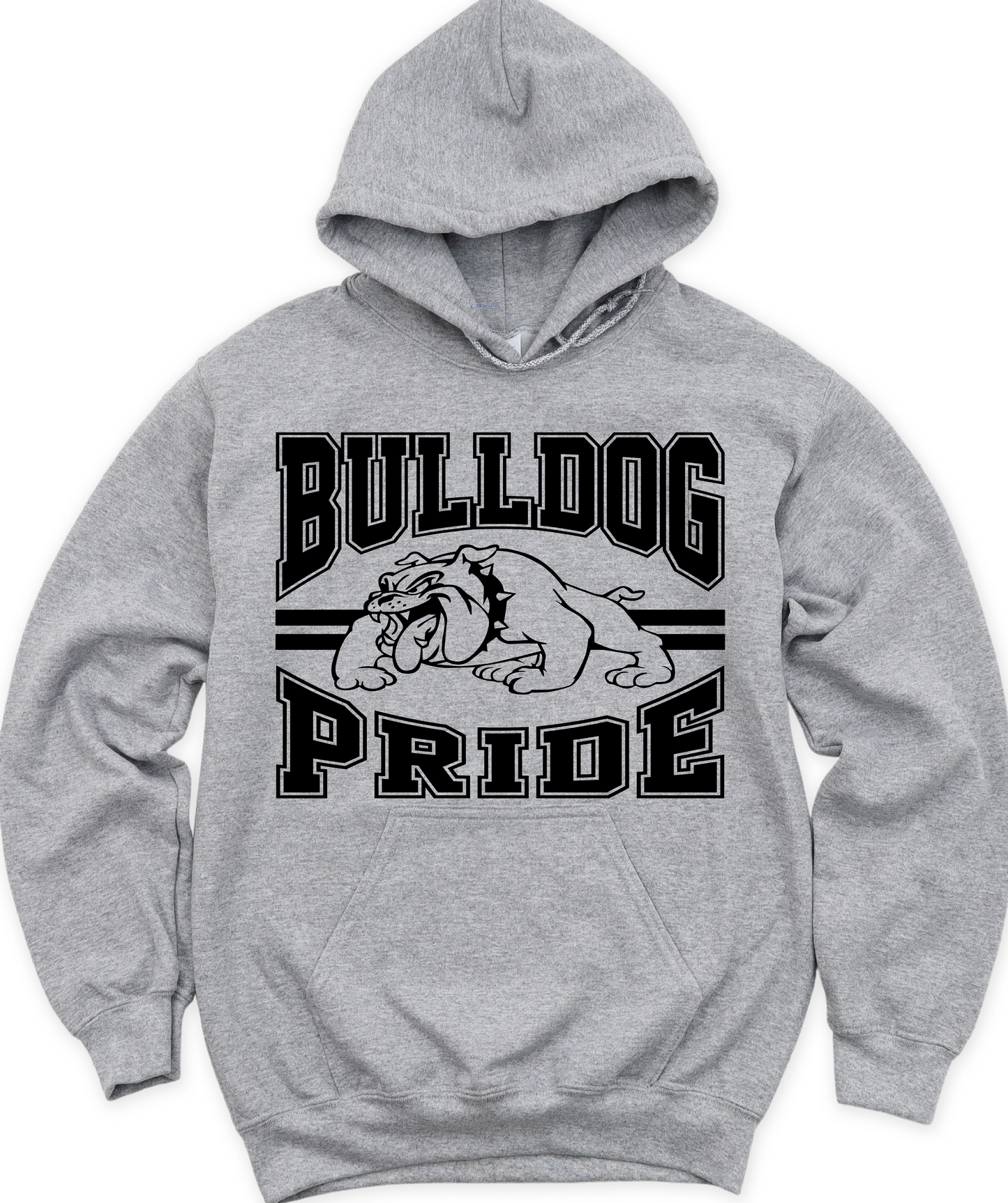 Bulldog pride hoodies - gildan