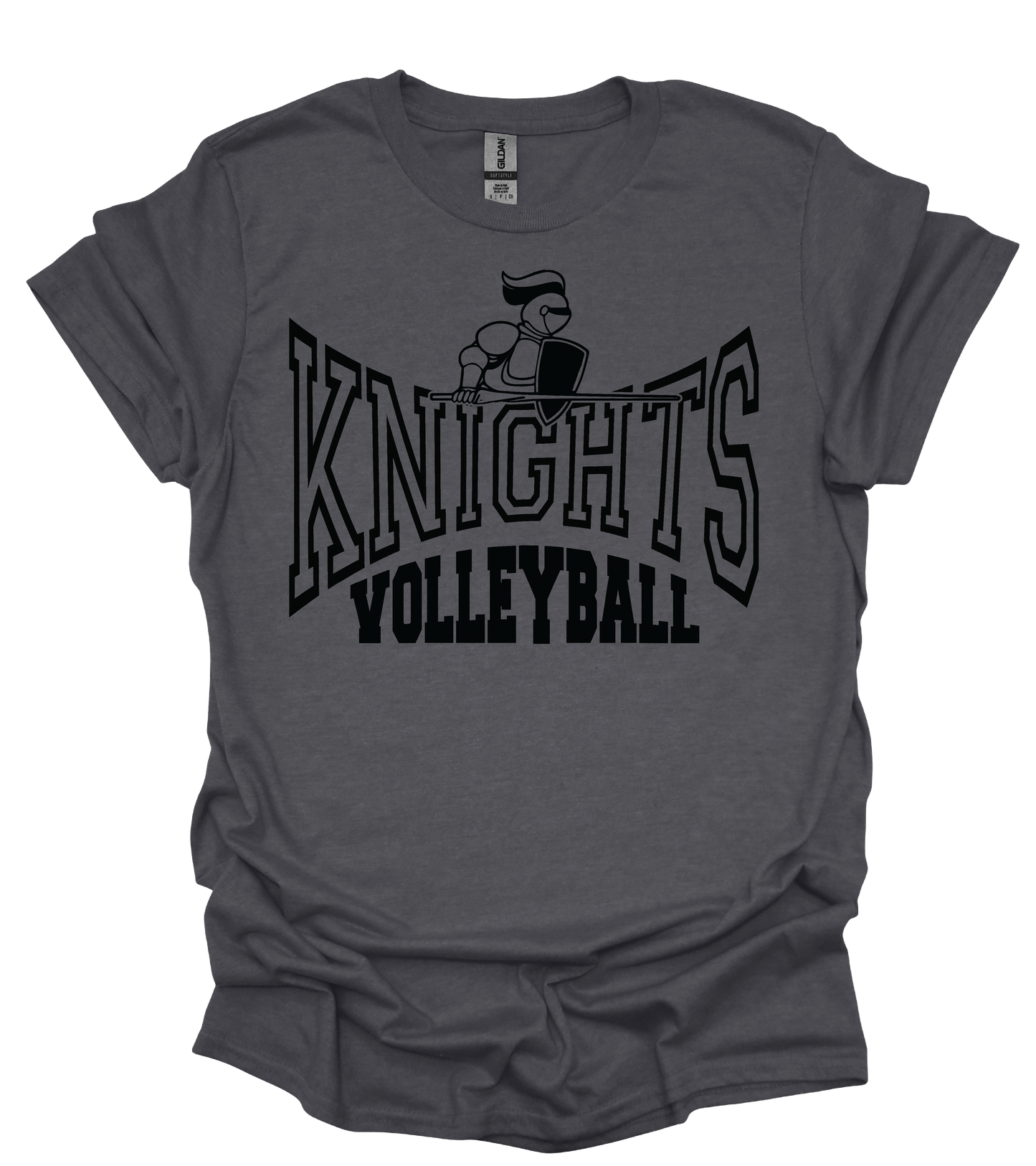 Lakeside Knights Volleyball t-shirts Gildan softstyle brand / cotton