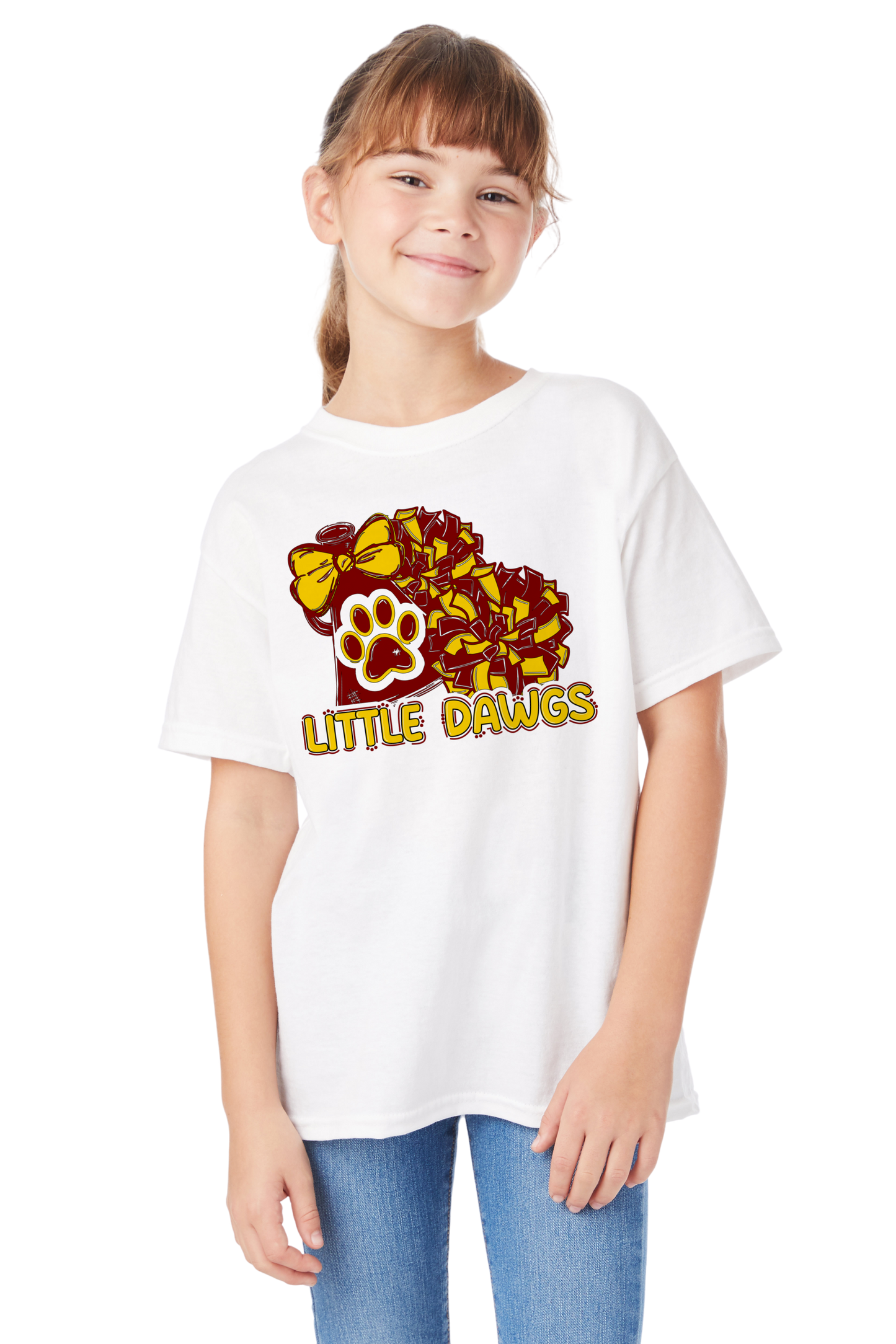 Little Dawgs Paw Print T-shirt 2024