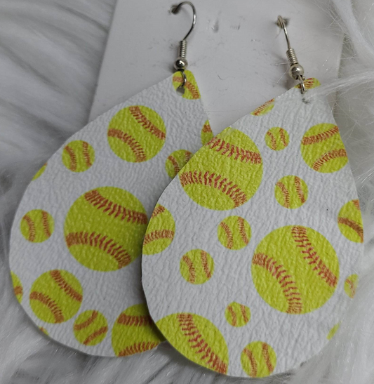 SOFTBALL EARRINGS