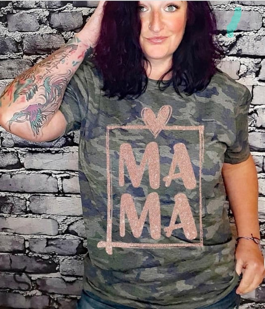 Mama in Peach