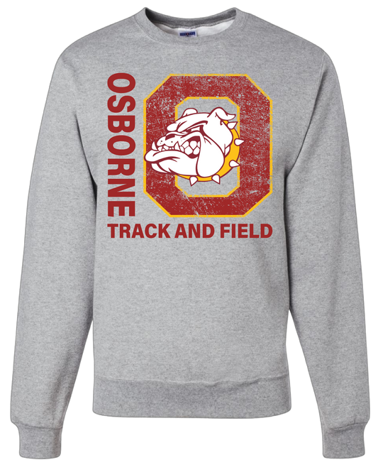 Gray Jerzee Brand Osborne Bulldogs Track and field